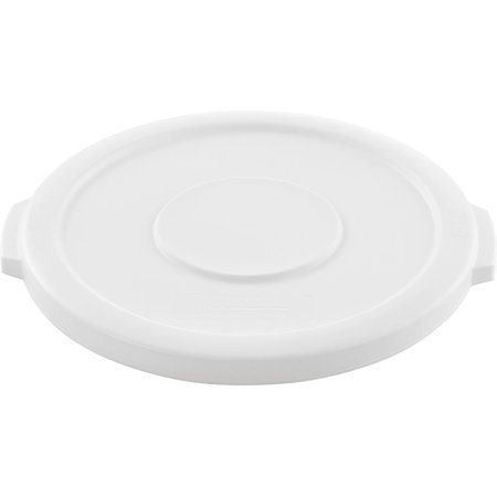 GLOBAL INDUSTRIAL Flat Lid, White, Plastic 240457WH